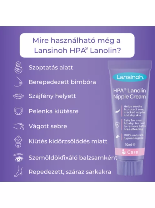 Lansinoh bimbóvédő krém HPA Lanolin 10 ml