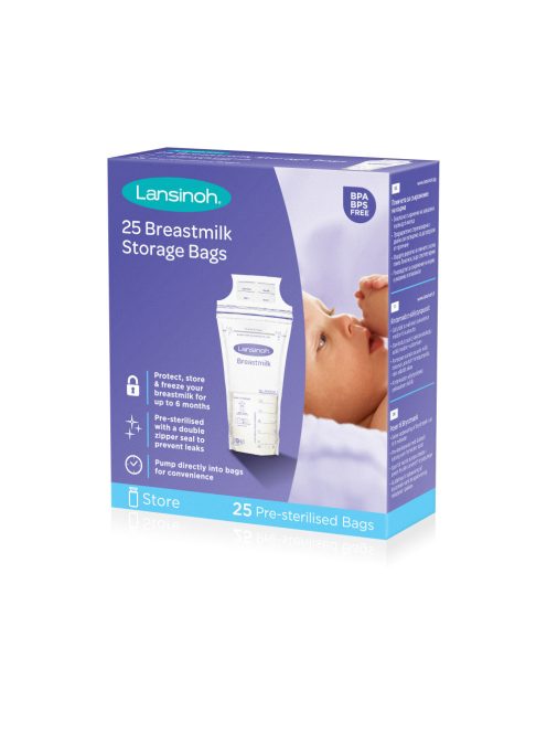 Lansinoh anyatejtároló zacskó 25 db