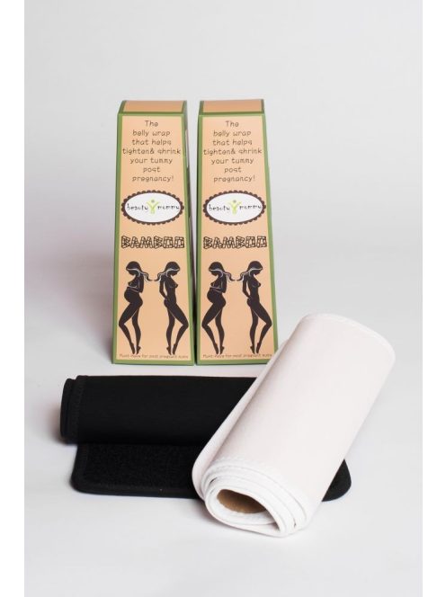 BeautyMommy Bamboo szülés utáni haskötő S - fekete
