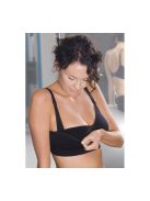 Carriwell Varrásnélküli szoptatós melltartó IV./XL - fekete