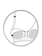 Carriwell Varrásnélküli betétes szoptatós melltartó M - fehér