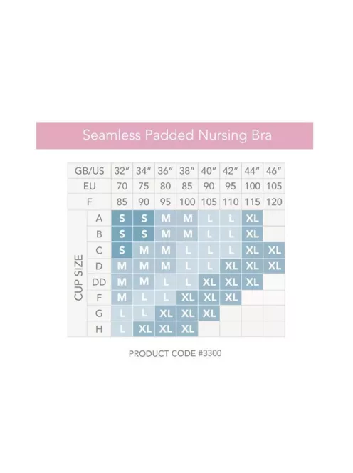 Carriwell Varrásnélküli betétes szoptatós melltartó M - fehér