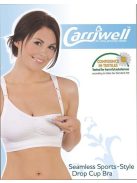 Carriwell Varrásnélküli betétes szoptatós melltartó XL - fehér  - BOMBA ÁR!