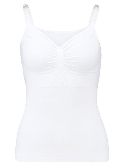 Carriwell Hasleszorító szoptatós top S - fehér