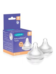 Lansinoh lassú folyású etetőcumi 2db