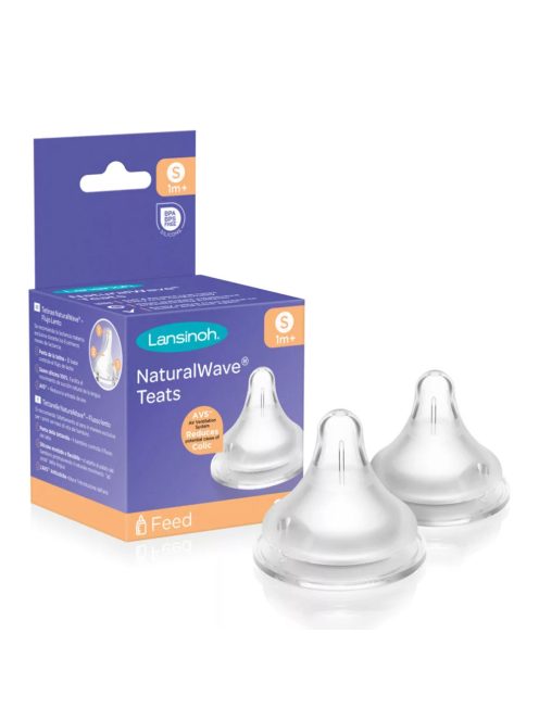 Lansinoh lassú folyású etetőcumi 2db