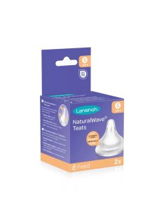 Lansinoh lassú folyású etetőcumi 2db