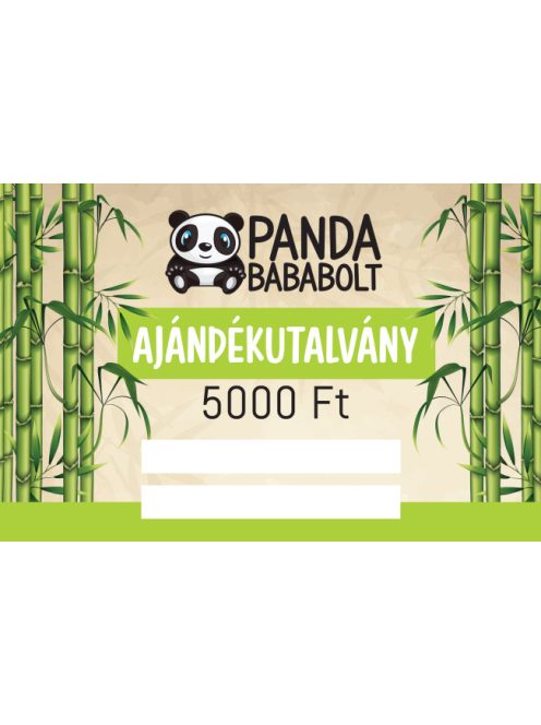 Panda Online ajándékutalvány 5 000 Ft értékben