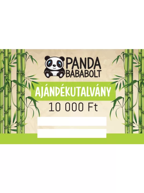 Panda Online ajándékutalvány 10 000 Ft értékben