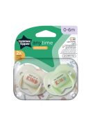 Tommee Tippee Anytime játszócumi 0-6 hó 2 db M