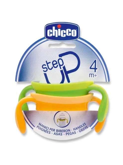 Chicco STEP UP cumisüveghez fogantyú 2 Darab ZÖLD/SÁRGA - BOMBA ÁR!