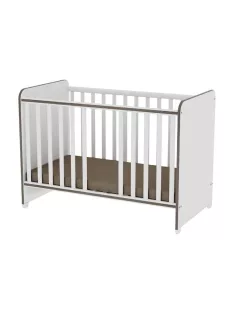   Lorelli Sweet Dream kiságy 60x120 - White & Coffee / Fehér & Kávé