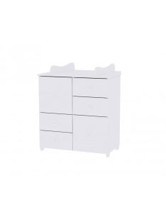 Lorelli Cupboard pelenkázó komód - White / Fehér