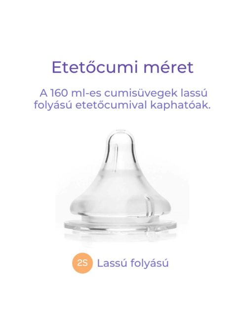 Lansinoh 160ml üveg cumisüveg