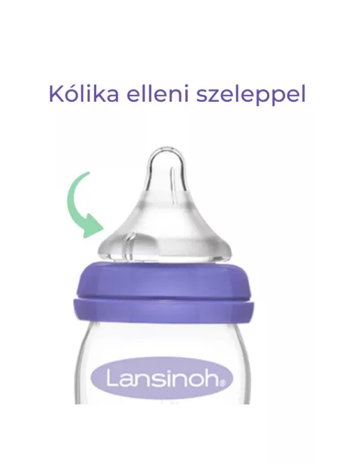 Lansinoh 160ml üveg cumisüveg