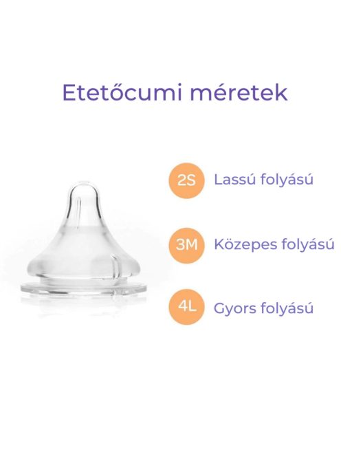 Lansinoh 160ml üveg cumisüveg