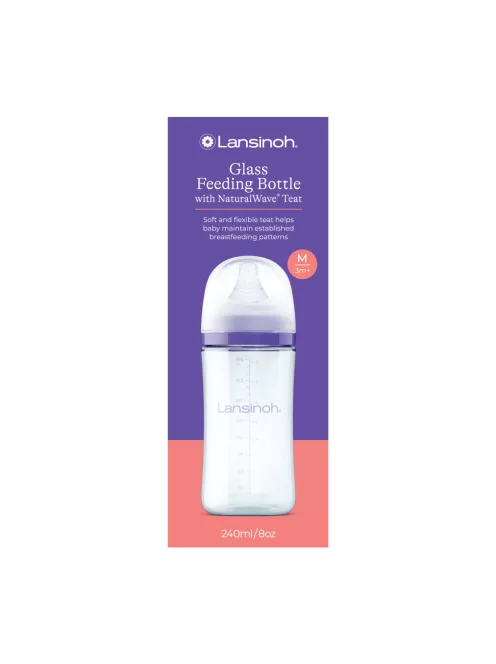 Lansinoh 240ml üveg cumisüveg