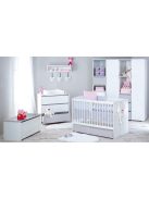 Little Sky Dalia komód - fehér & szürke