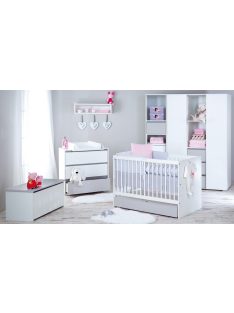 Little Sky Dalia komód - fehér & szürke