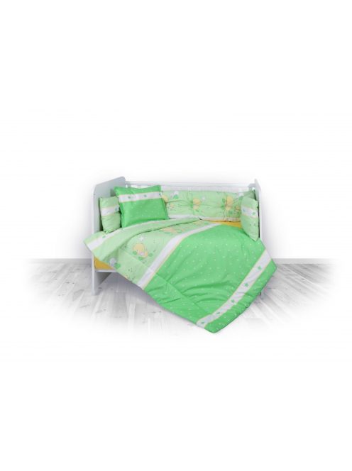 Lorelli 5 részes ágynemű garnitúra - Little Ducks green   !! kifutó !!