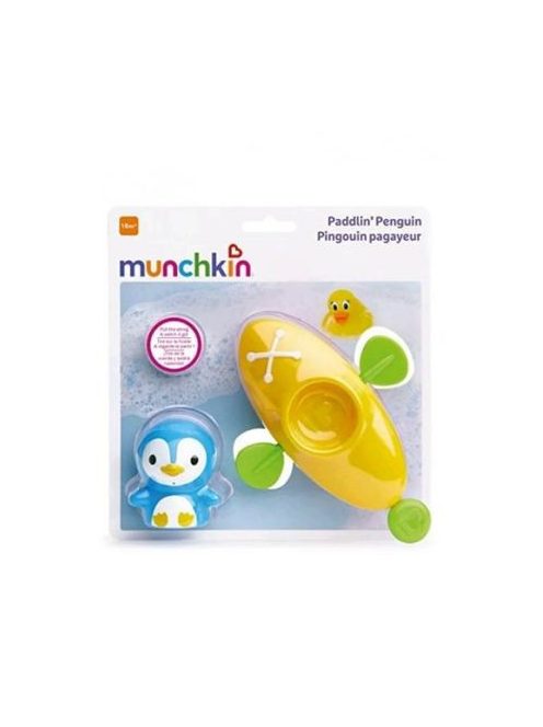 Munchkin fürdőjáték - kajakozó pingvin - BOMBA ÁR!