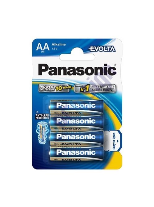 Panasonic Evolta AA 1,5V ceruza elem 4Darab