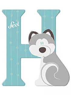 Sevi fa betűk - H - Husky kék