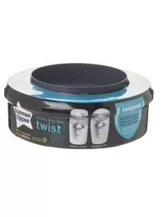   Tommee Tippee Sangenic Twist and Click és SG TEC pelenkatároló utántöltő kazetta citrus 1db