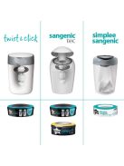 Tommee Tippee Sangenic Twist and Click és SG TEC pelenkatároló utántöltő kazetta citrus 1db