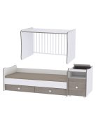 Lorelli Trend PLUS kombi ágy 70x165 - White & Artwood