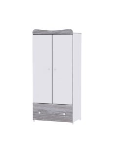 Lorelli Exclusive szekrény - White & Artwood