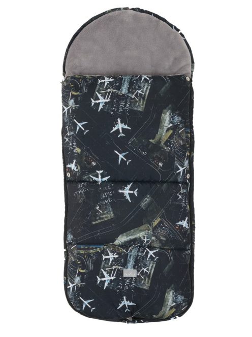 Nuvita AW Junior Smart bundazsák 100cm - Black Airplanes / Gray - 9585