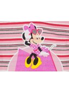 Asti Disney Minnie csíkos hosszú ujjú body glitterrel rózsaszín 62