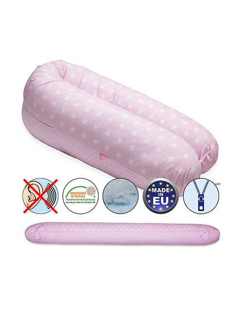 Scamp szoptatós párna vászon Rózsa csillagos standard
