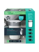 Tommee Tippee Sangenic TEC ajándék pelenkacsomagoló vödör + utántöltő citrus 4 db M
