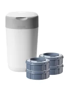 Tommee Tippee Sangenic TEC ajándék pelenkacsomagoló vödör + utántöltő citrus 4 db M