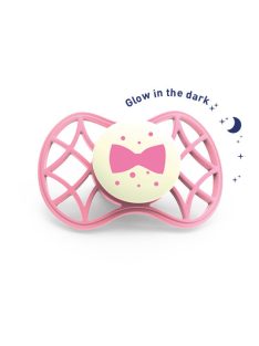   Nuvita Air.55 Cool! éjszakai fogszabályzós cumi védőkupakkal 6hó+ - Glow Flamingo - 7084
