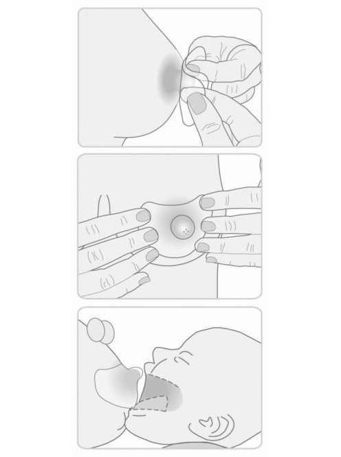 Lansinoh kontakt bimbóvédő szilikon mini 2db