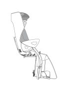 Bellelli Summer Standard B-Fix bicikliülés 22kg-ig - Orange