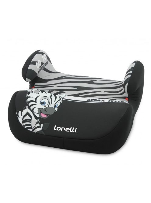 Lorelli Topo Comfort autós ülésmagasító 15-36kg - Zebra grey-white 