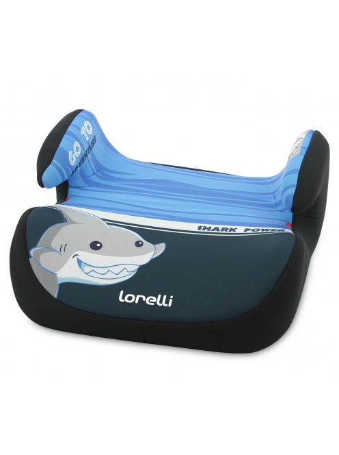 Lorelli Topo Comfort autós ülésmagasító 15-36kg - Shark light-dark blue 