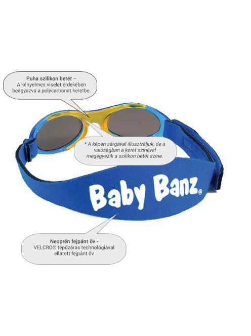 BabyBanz napszemüveg Ocean Blue 2-5 év