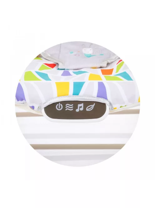 Chipolino Dolce rezgő-zenélő pihenőszék 9 kg-ig - Snail  - BOMBA ÁR!