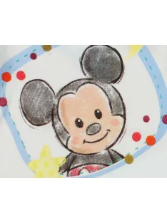 Asti Disney Mickey hosszú ujjú baba body fehér-kék 68