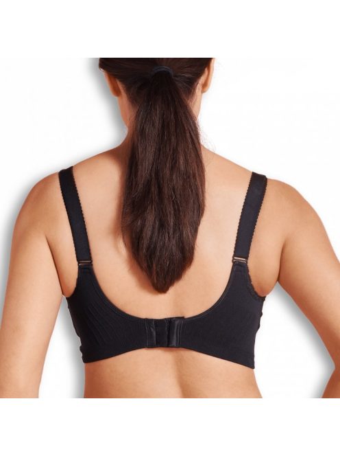 Carriwell Gélmerevítős betétes szoptatós melltartó XL - fekete