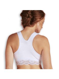   Carriwell Csipkés szoptatós melltartó organikus L - fehér