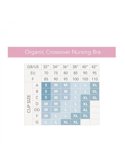 Carriwell Csipkés szoptatós melltartó organikus XL - fehér