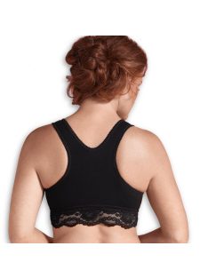   Carriwell Csipkés szoptatós melltartó organikus S - fekete