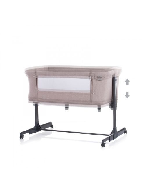 Chipolino Mommy 'n Me szülői ágyhoz csatlakoztatható kiságy - Beige 