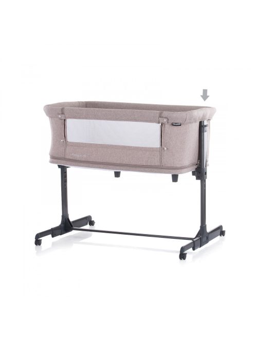Chipolino Mommy 'n Me szülői ágyhoz csatlakoztatható kiságy - Beige 
